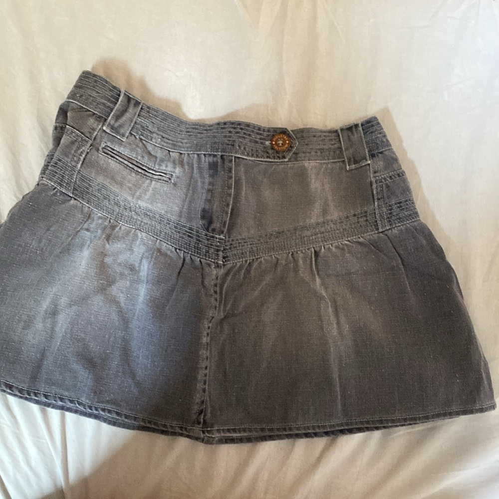 Y2k mini denim skirt